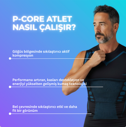 P-CORE Performans Atleti | Siyah
